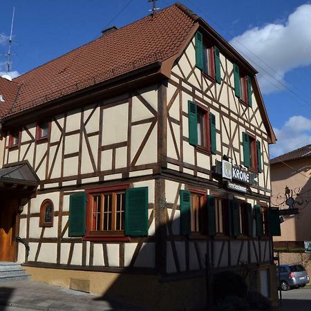 Pension Krone Sternenfels Buitenkant foto