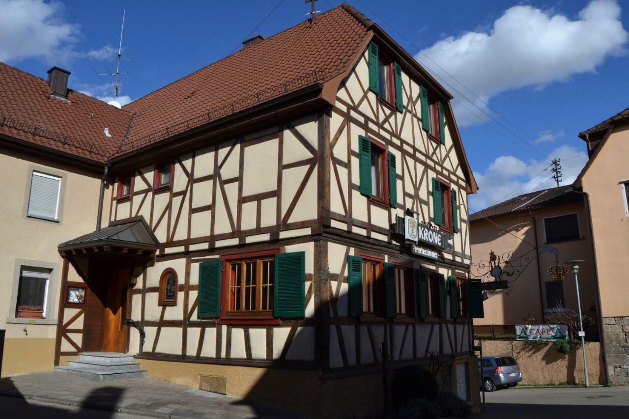 Pension Krone Sternenfels Buitenkant foto